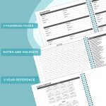 Monthly Planner 2023-2025 - Monthly Calendar 2023-2025 with Two-Side Pocket, July 2023 - June 2025, 9" x 11", Two Years Monthly Planner, Cardboard Cover, Perfect Organizer - Image 5